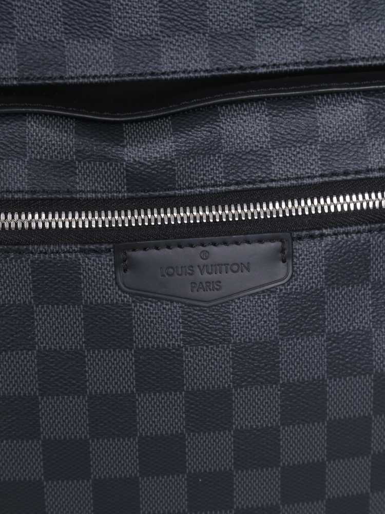 3za1186] Auth Louis Vuitton Rucksack Damier Graphite Marine N50008