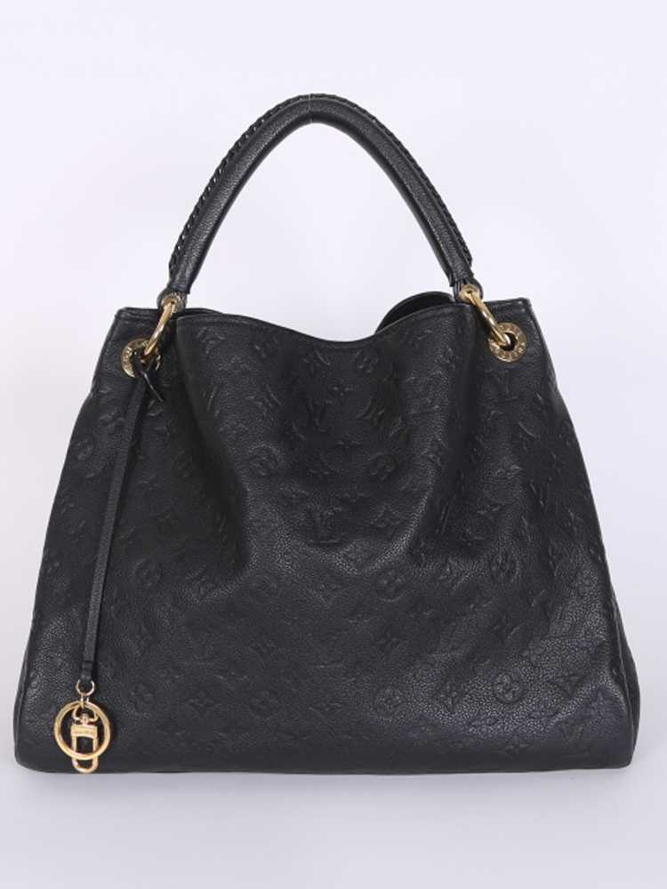 Louis Vuitton Artsy MM in Noir / Black Empreinte Authentic M41066