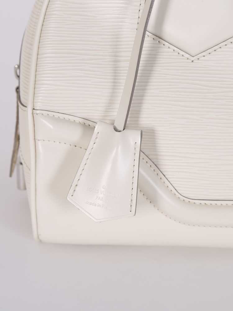 Louis Vuitton Vintage - Epi Bowling Montaigne GM Bag - White Ivory -  Leather and Epi Leather Handbag - Luxury High Quality - Avvenice