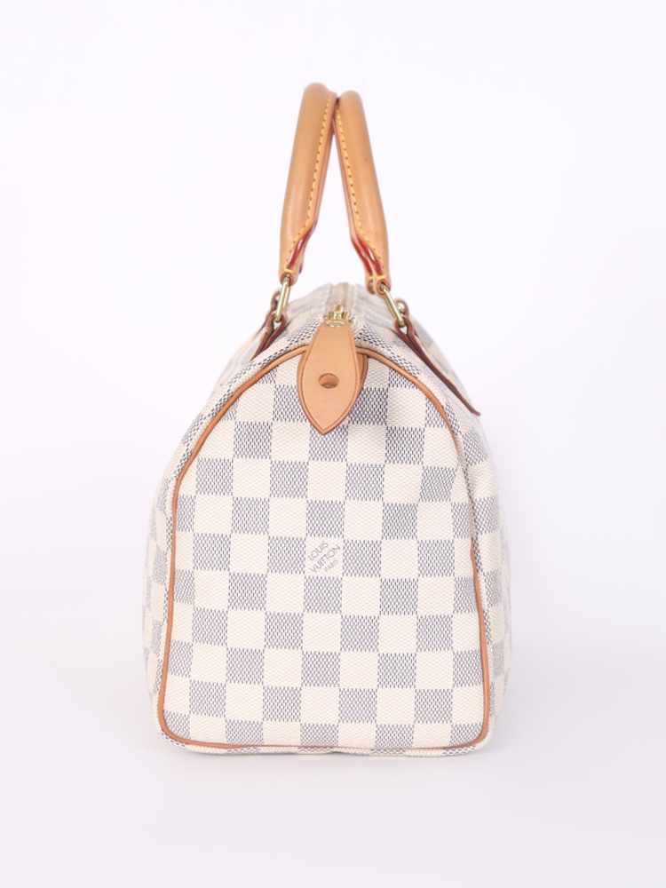 Speedy Bandoulière 25 Damier Azur Canvas - Handbags