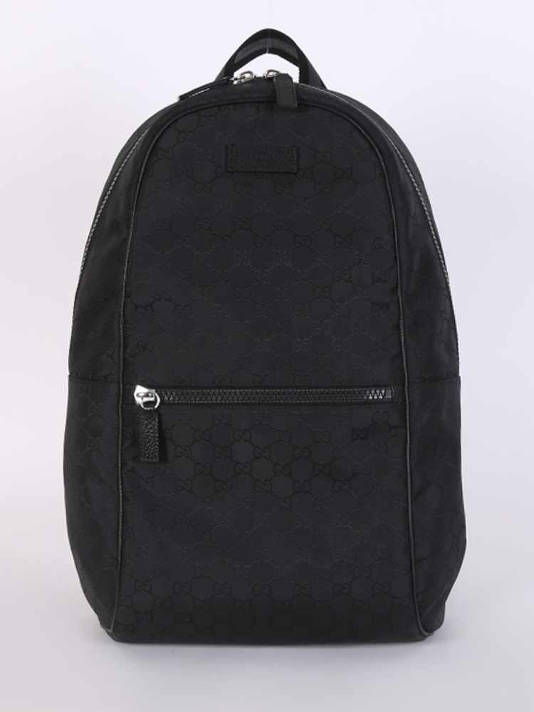 gucci black nylon backpack