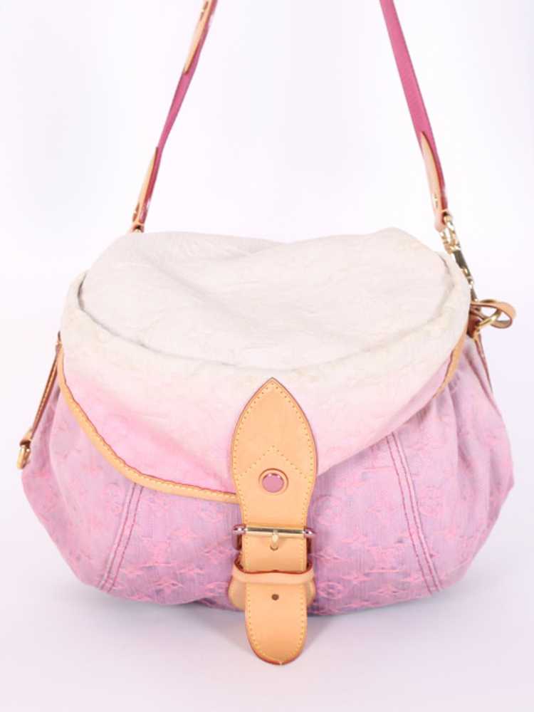 Louis Vuitton Pink Monogram Denim Sunshine QJB17XECPB002