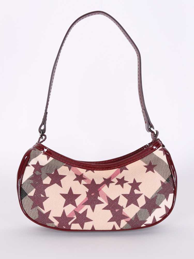 Burberry Painswick Star Pattern Nova Check Small Shoulder Bag