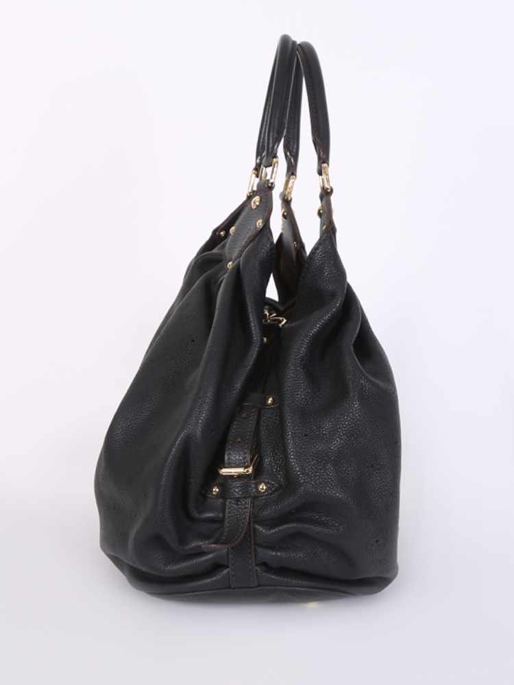 Louis Vuitton’s handbag, Mahina XL Hobo (Black Monogram Leather)