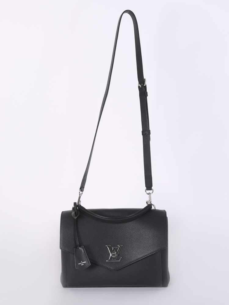 Louis Vuitton Mylockme Vanille Noir Black Leather ref.564226 - Joli Closet