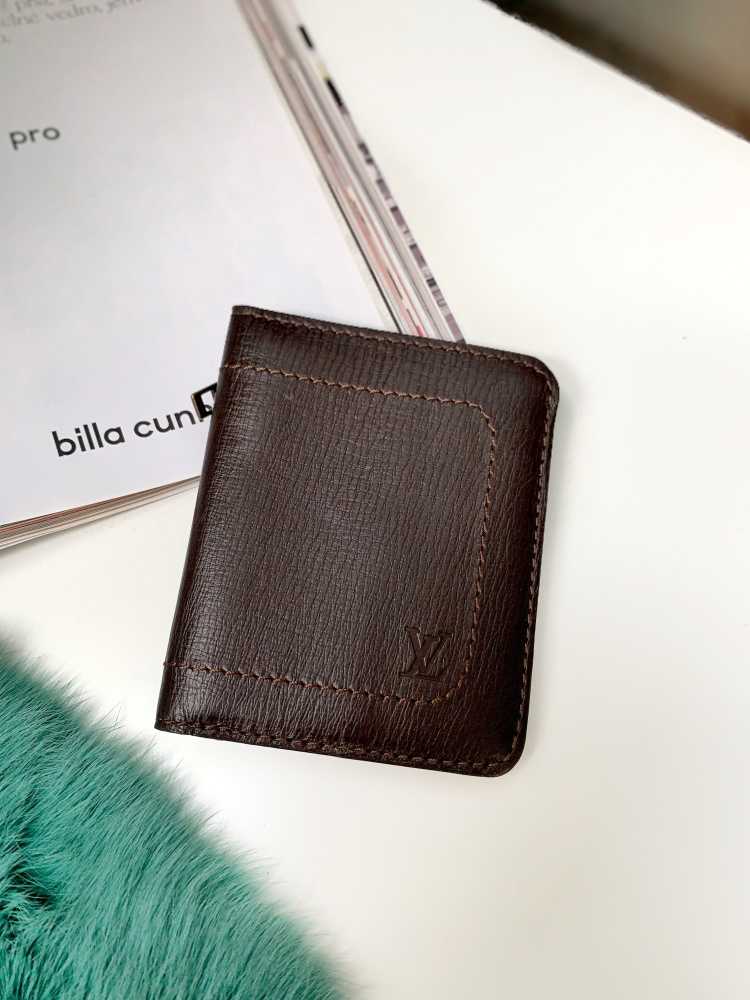 louis vuitton brown wallet mens