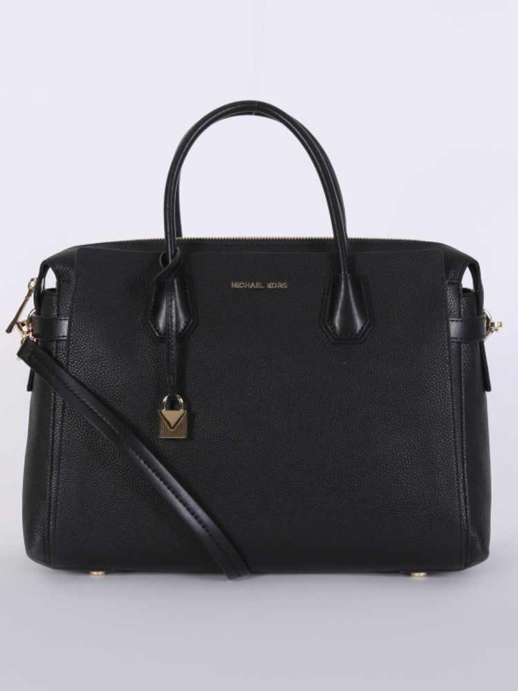 Mercer gallery large leather satchel black sale