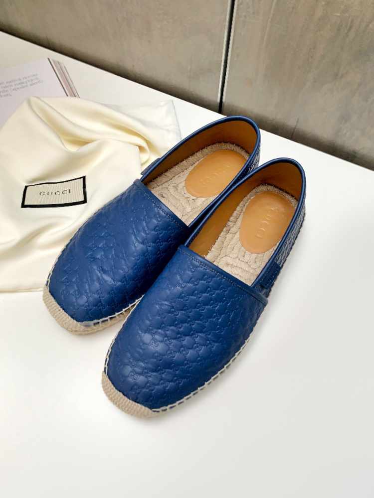 espadrilles leder blau