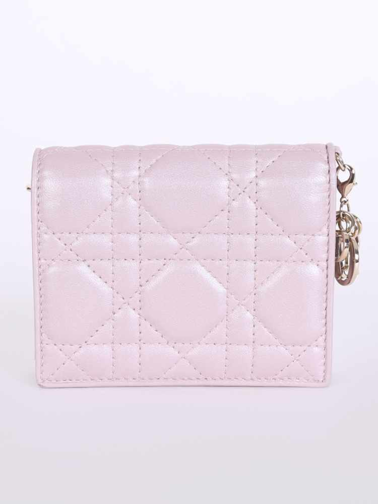 Lady dior deals mini wallet