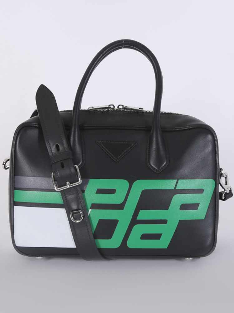 Prada printed bag sale