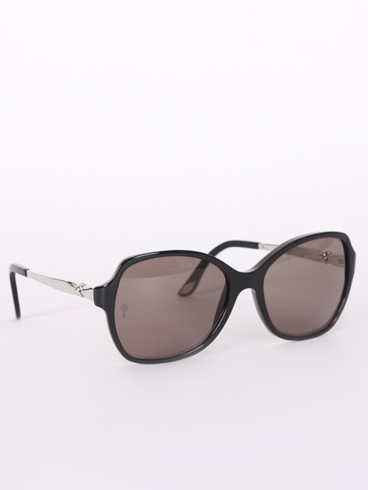 Cartier Trinity De Cartier Sunglasses Black www.luxurybags