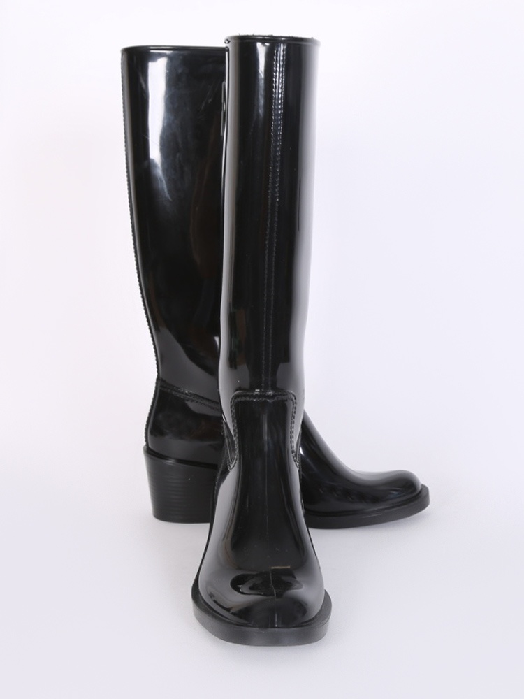 Black gucci rain boots online