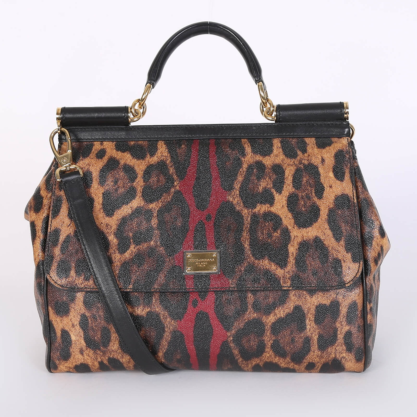 Large leopard deals print bag