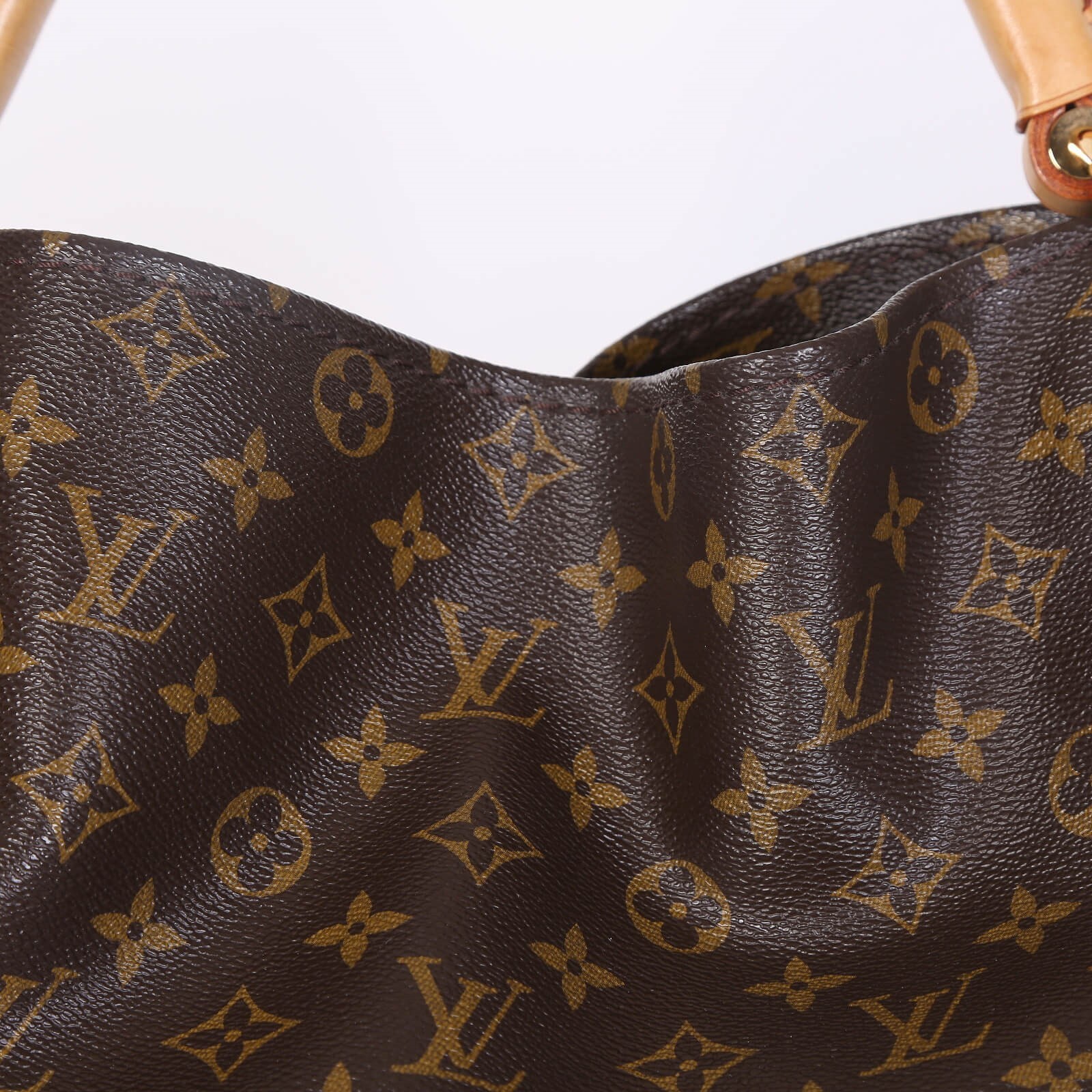 Beuteltasche Artsy, Louis Vuitton, Braunes Monogram Ca…