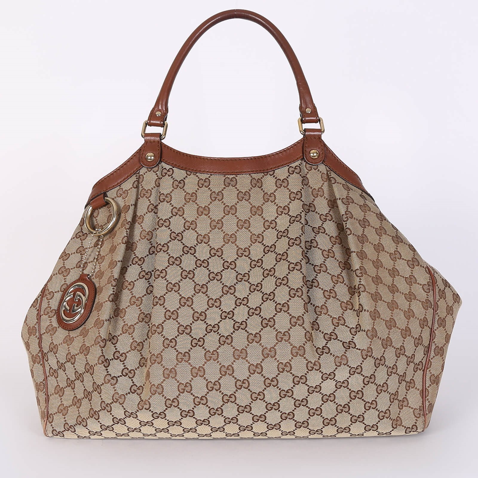 gucci tote brown