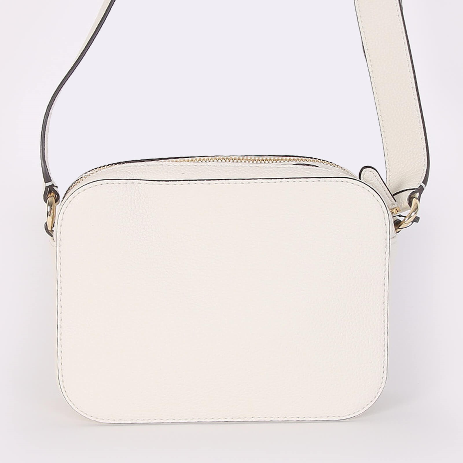 Lauren Ralph Lauren Hayes Medium Leather Crossbody White www