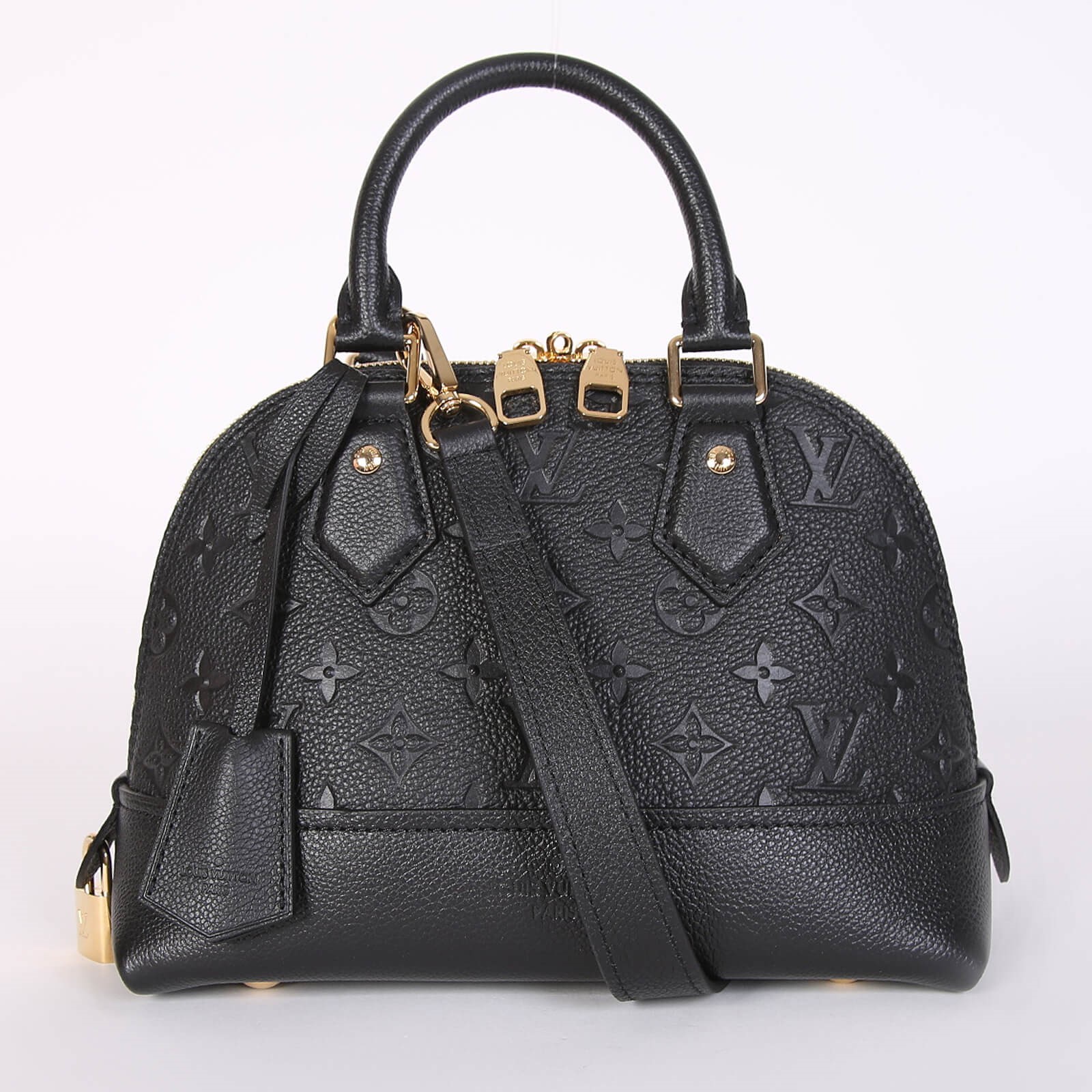 Louis Vuitton Neo Alma BB Monogram Empreinte Leather Noir www.luxurybags