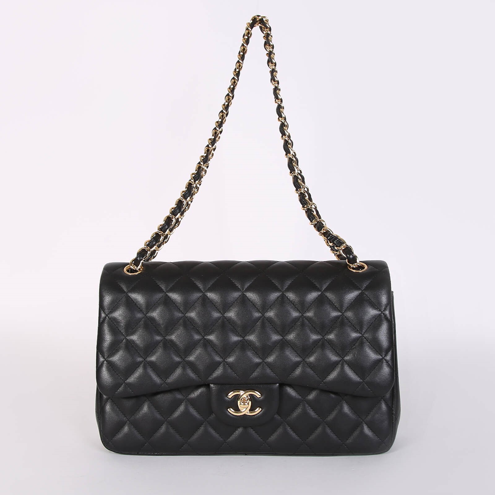 Large black deals chanel bag