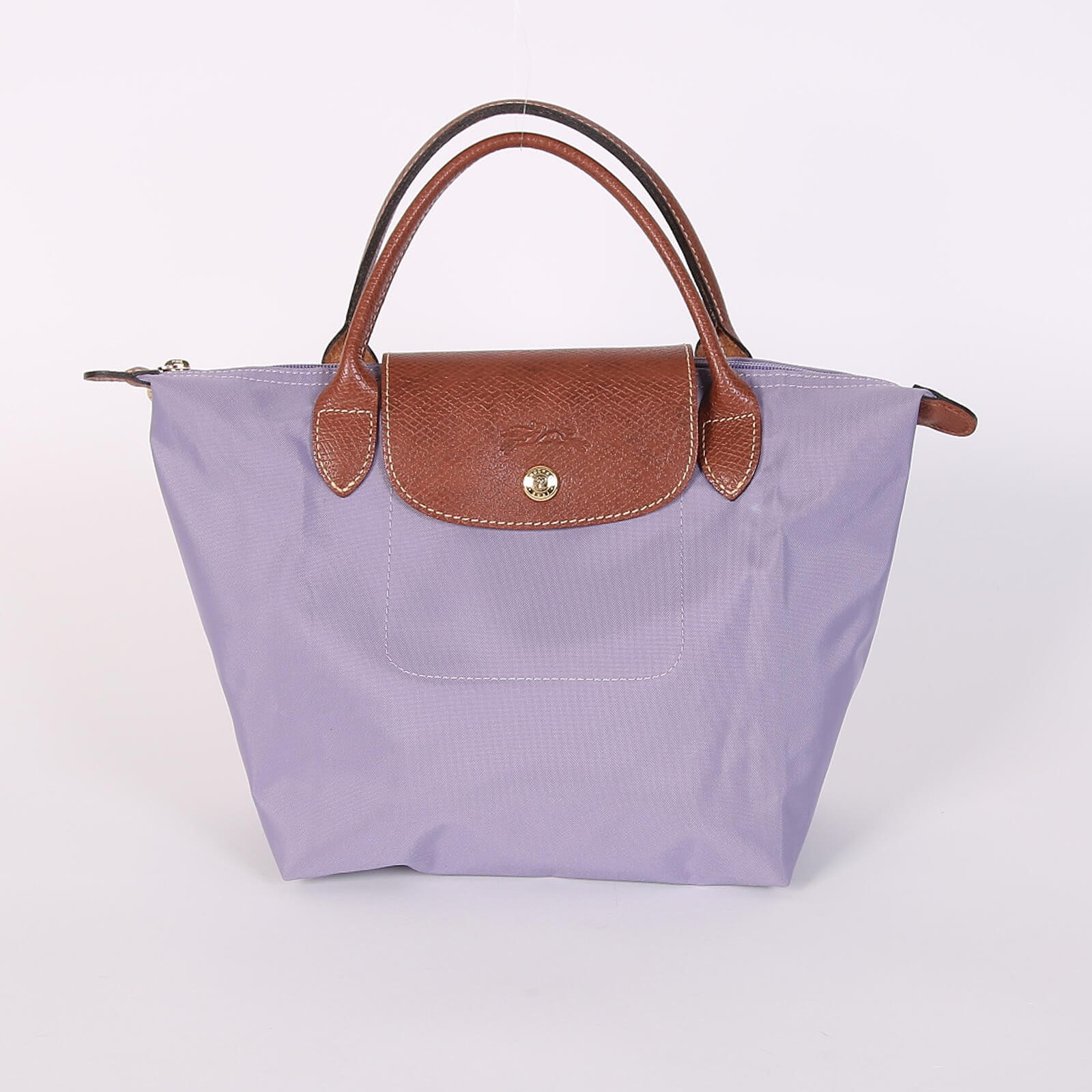 Longchamp Le Pliage S Polyamid Canvas Top Handle Violet www.luxurybags