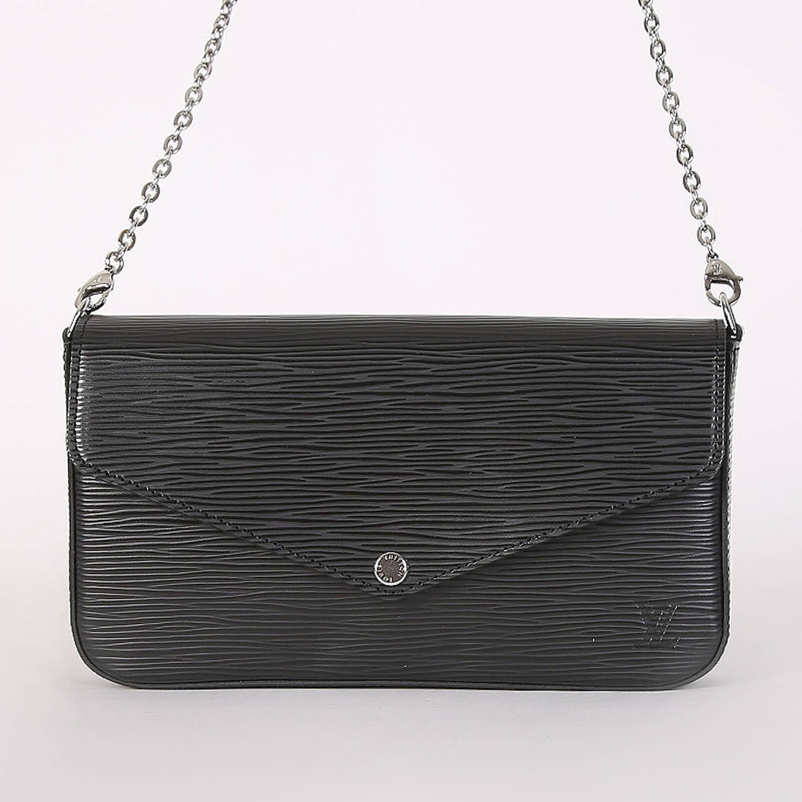 Louis Vuitton Pochette Felicie Epi Leather Noir www.luxurybags