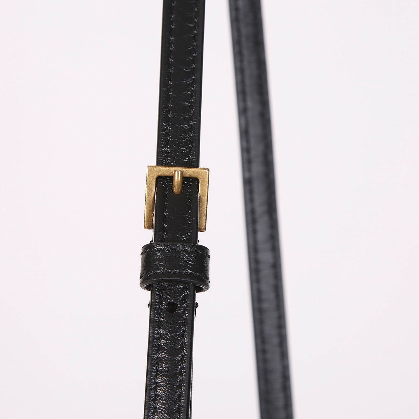 Saint Laurent LouLou Toy Y Matelasse Leather Strap Bag Black www.luxurybags