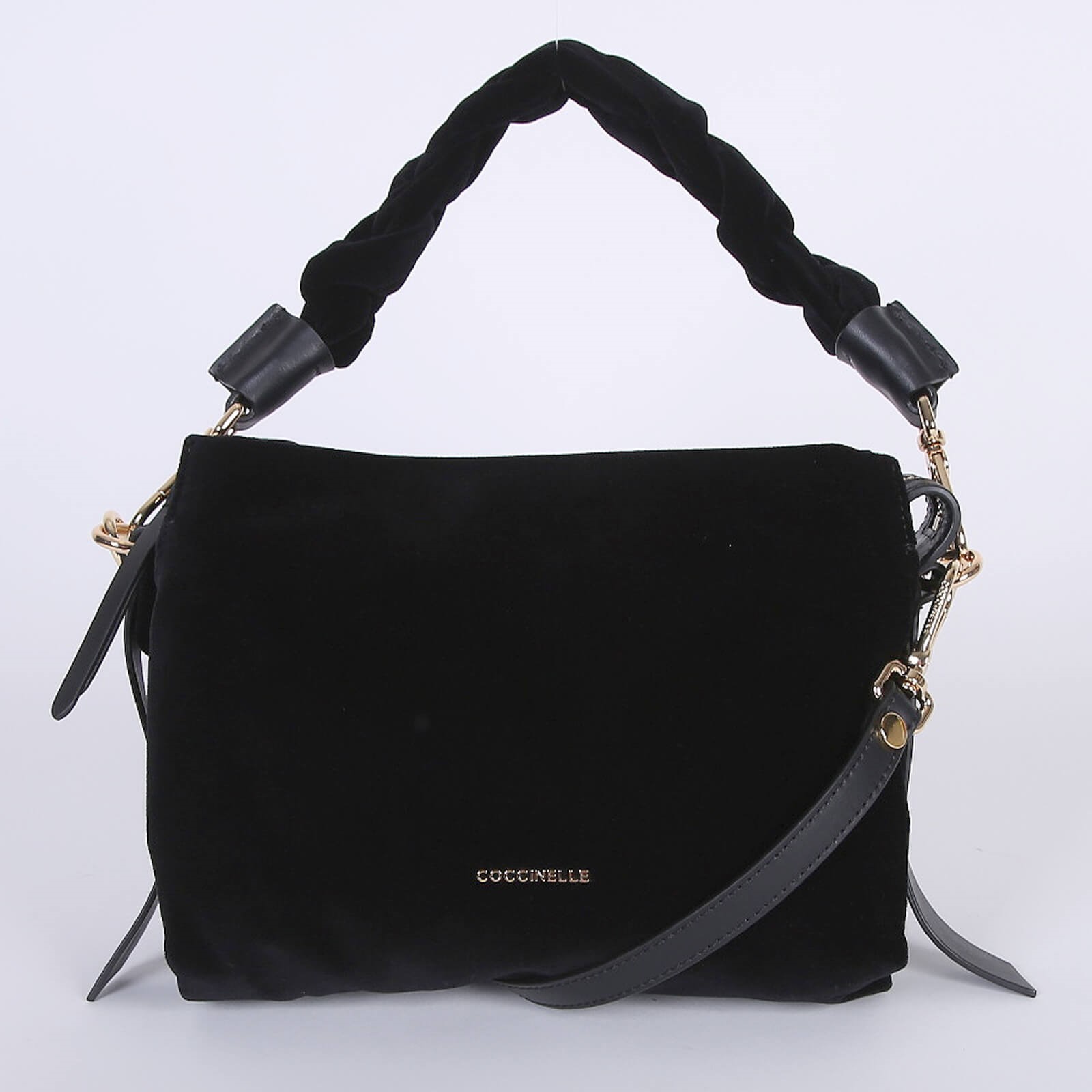 Black velvet crossbody bag online