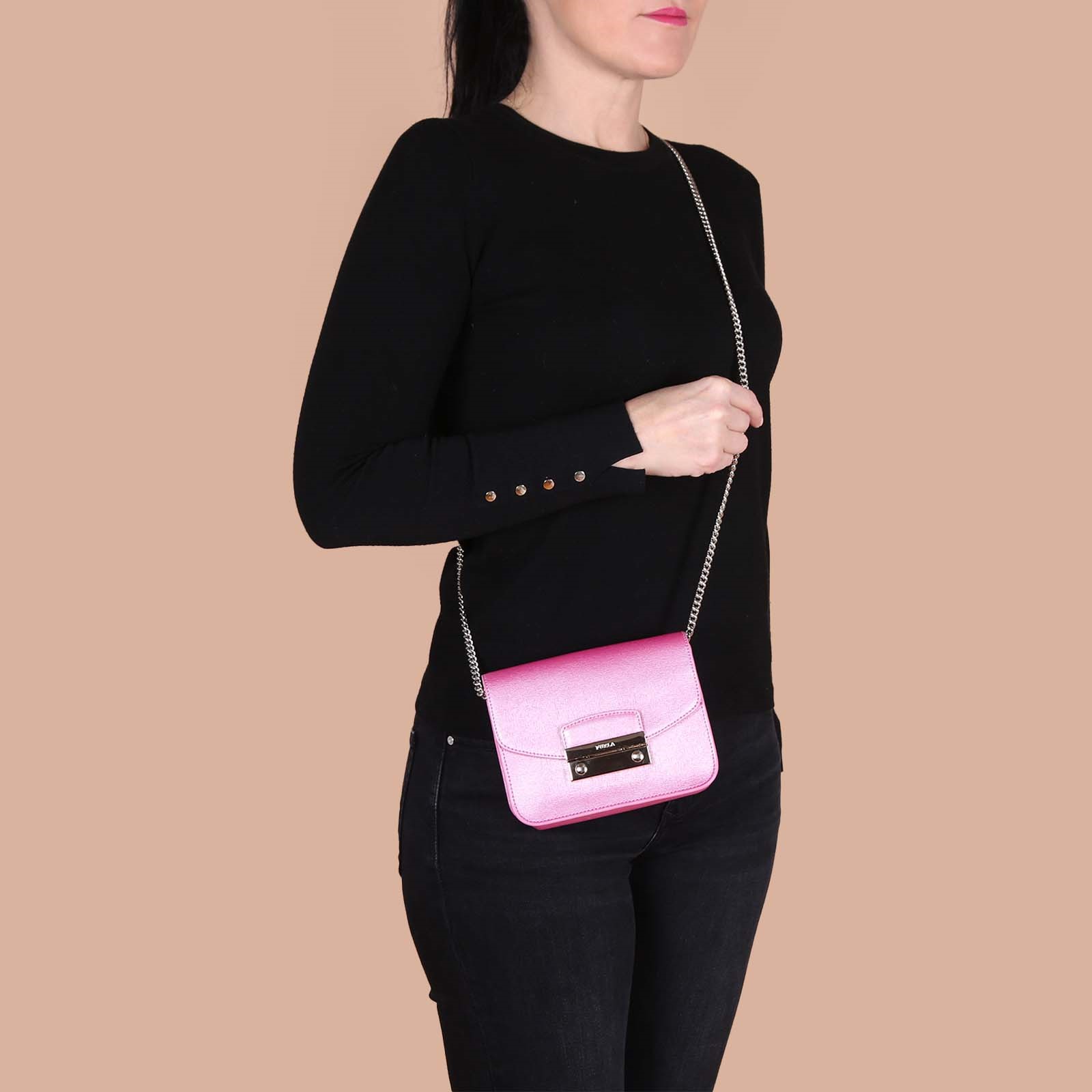 Furla julia pink sale