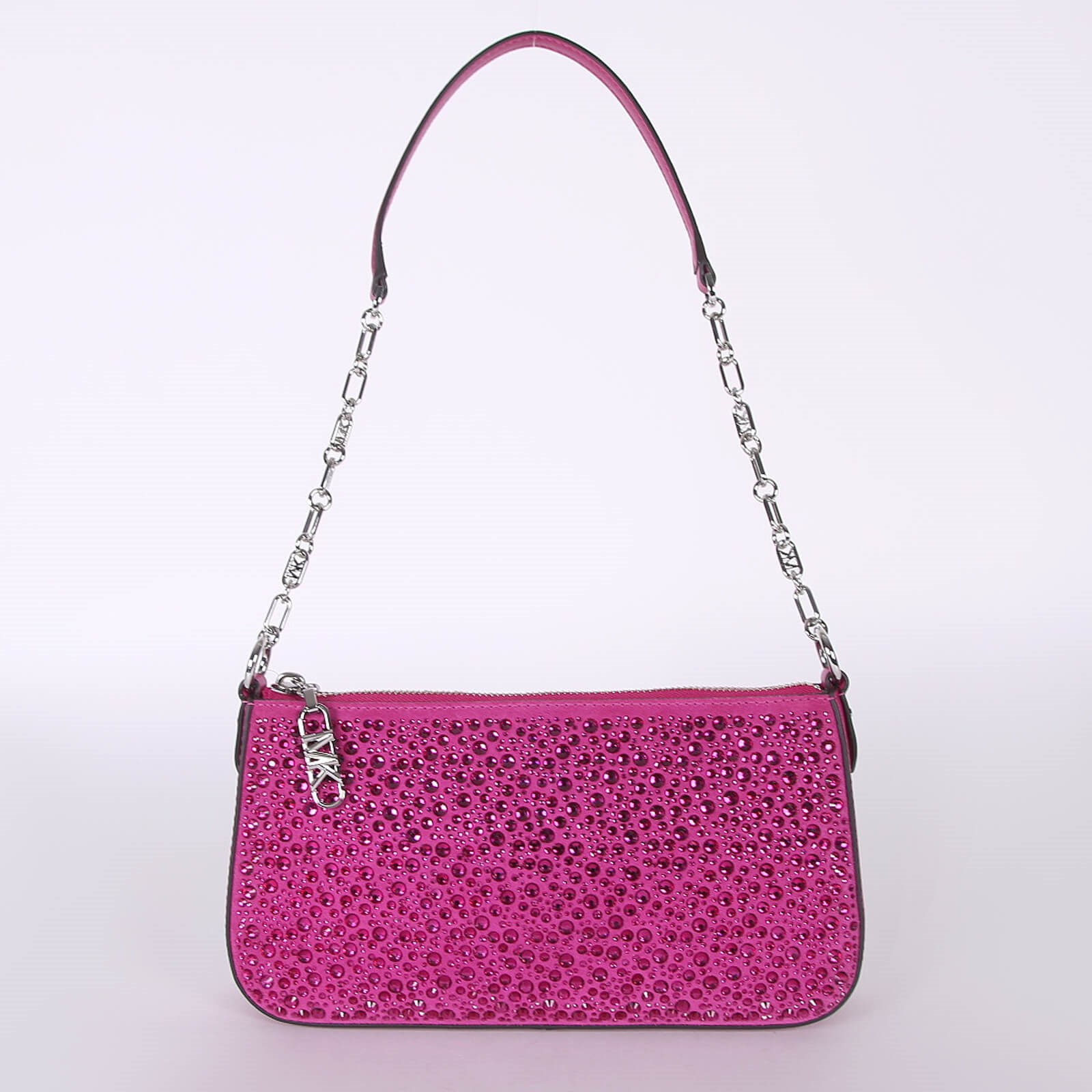 Michael kors pink suede bag sale