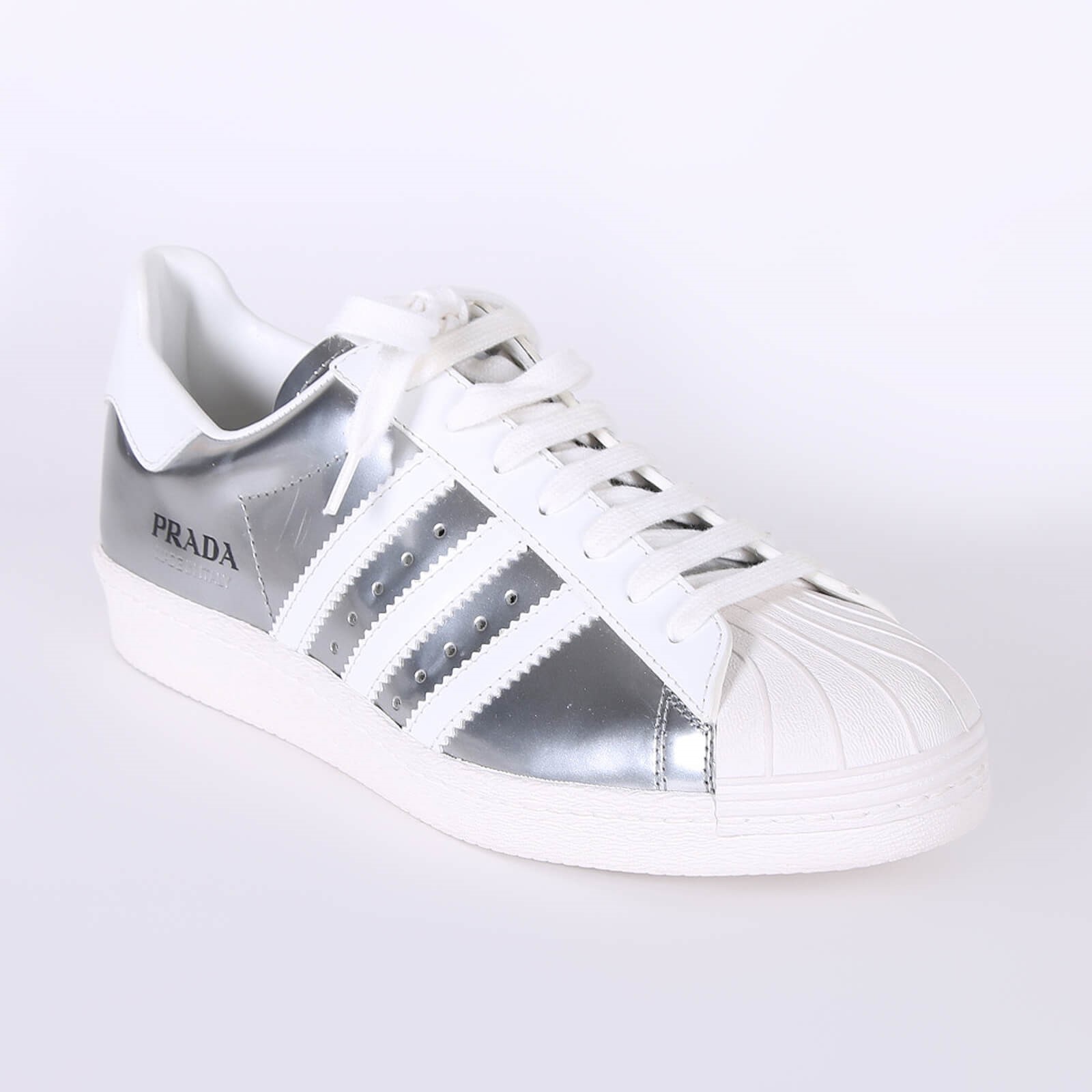 Adidas originals superstar silver white best sale