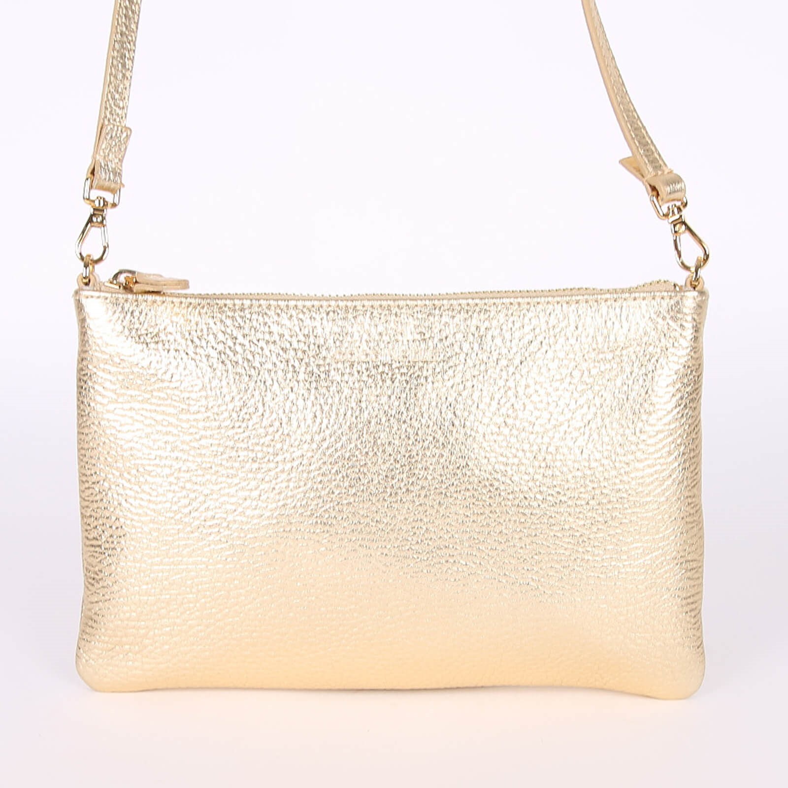 Coccinelle Leather Mini Crossbody Bag Gold www.luxurybags