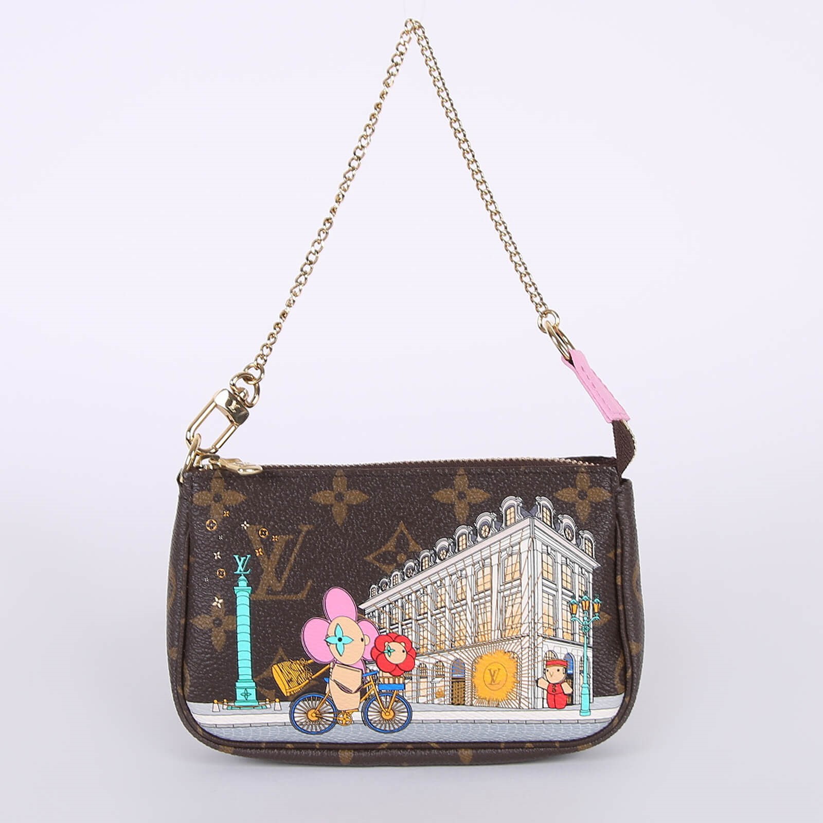 Louis Vuitton Mini Pochette Accessories Christmas 2022 Paris Monogram Canvas www.luxurybags