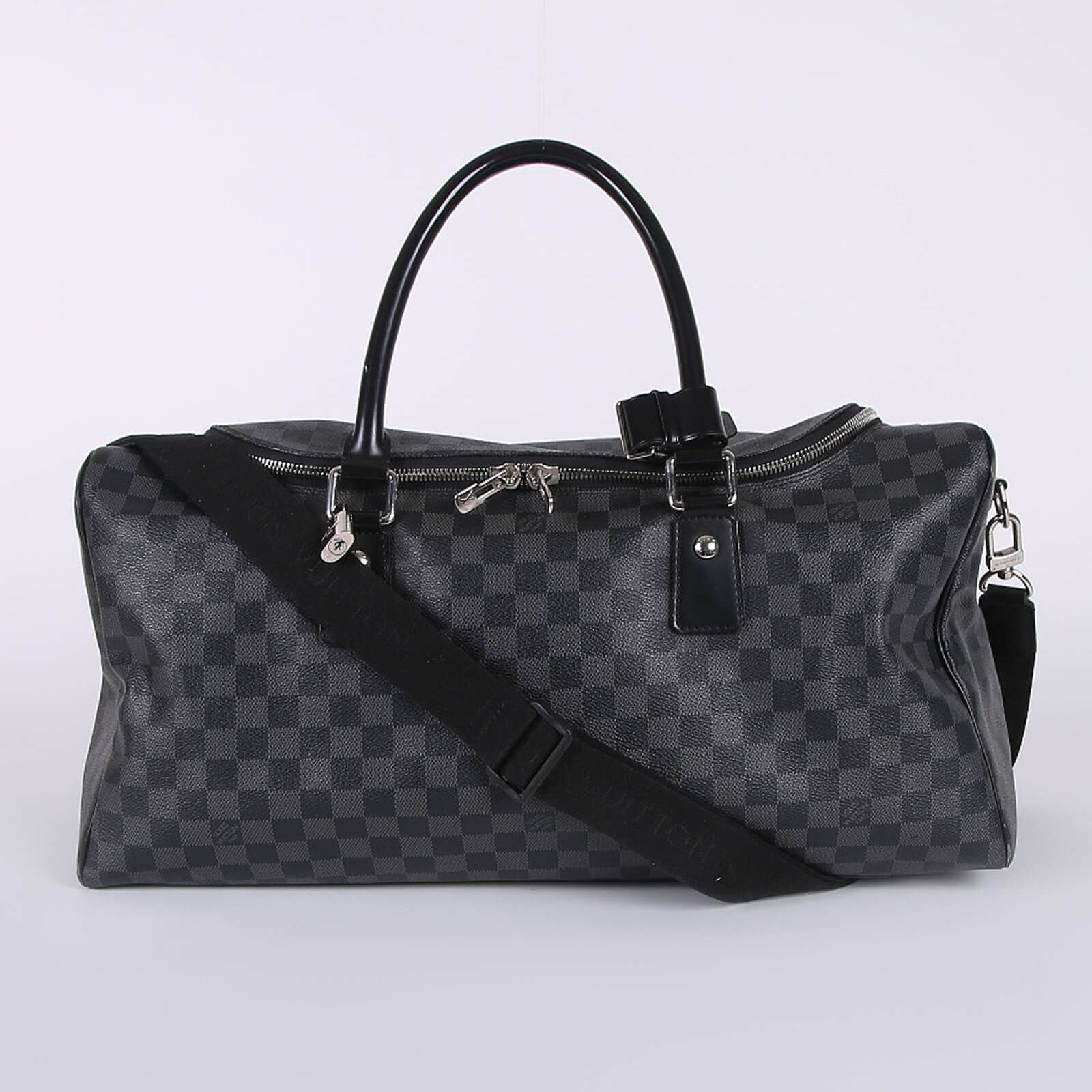 Louis Vuitton Keepall 45 Damier Graphite Canvas www.luxurybags